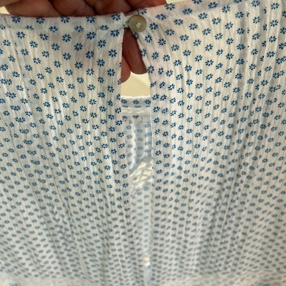 Free People Retro Kitty Crochet Lace Accent Floral Shift Mini Dress Size Small - Picture 8 of 14